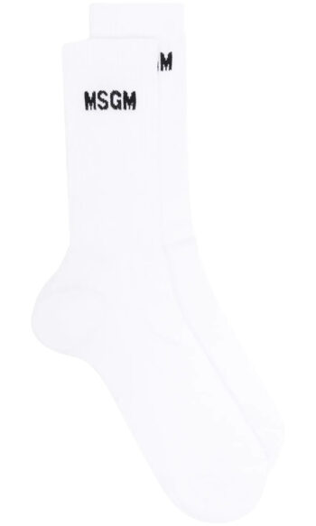MSGM WOMAN'S WHITE SOCKS