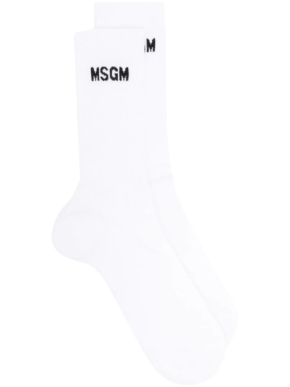 MSGM WOMAN'S WHITE SOCKS MSGM WOMAN'S WHITE SOCKS