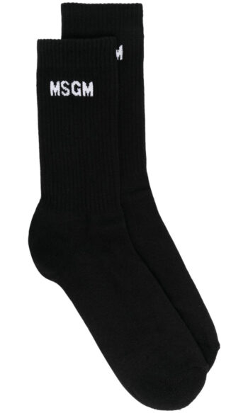 MSGM WOMAN'S BLACK SOCKS