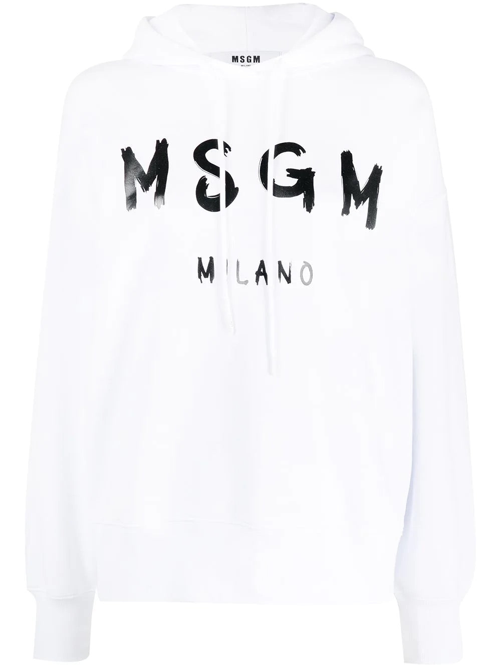 16153814_31078704_1000 MSGM Logo print drawstring hoodie
