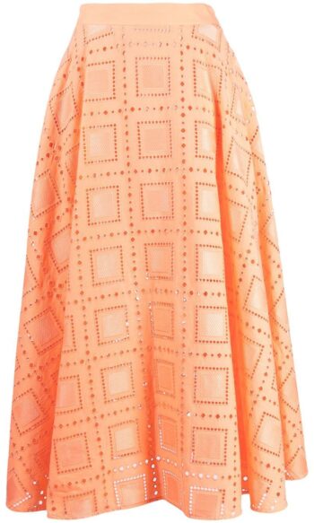 MSGM High-waisted midi skirt