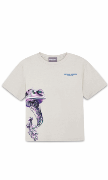 Private Policy METAL FUNGI PRINTING SHORT SLEEVES T-SHIRT