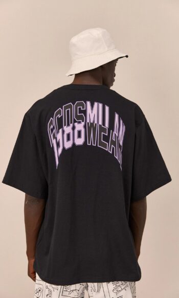 GCDS COLLEGE EMBROIDERED OVERSIZED T-SHIRT