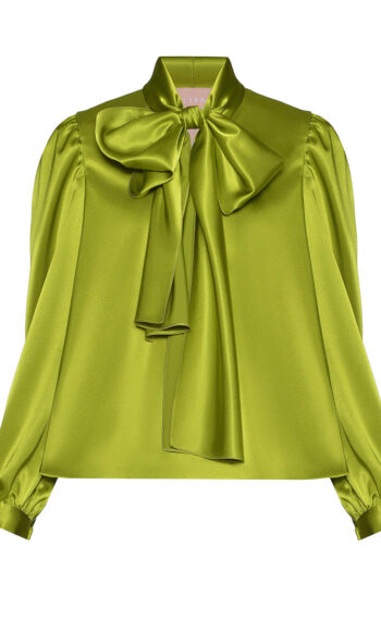 Liya Blouse With Attached Scarf