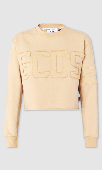 BAND LOGO CROP SWEATSHIRT