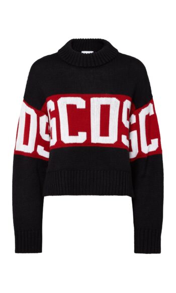 GCDS BAND LOGO BOXY SWEATER