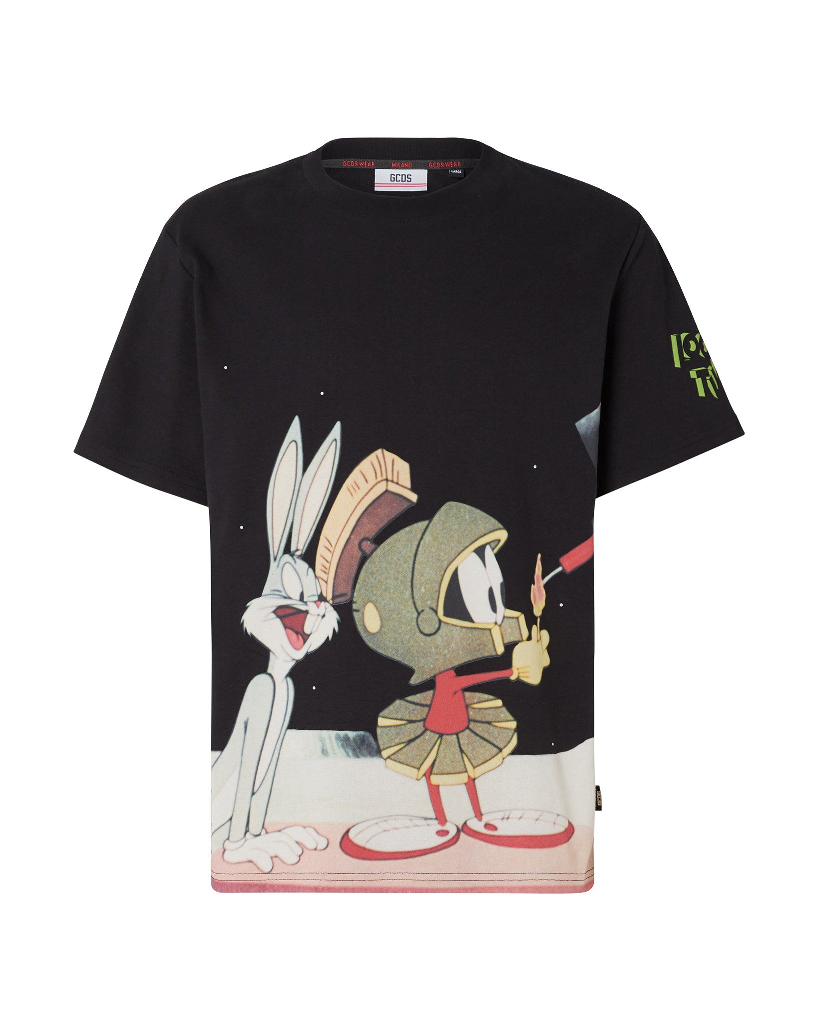 GCDS LOONEY TUNES SPACE REGULAR TEE GCDS LOONEY TUNES SPACE REGULAR TEE