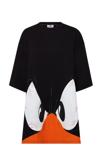 GCDS LOONEY TUNES DAFFY DUCK TEE DRESS