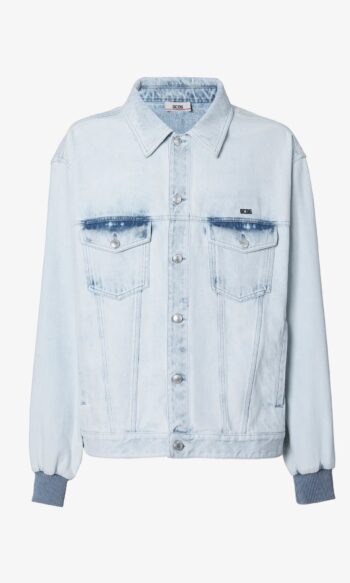 GCDS BLEACHED DENIM JACKET