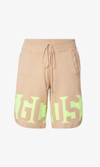 GCDS LIGHT BROWN LOW BAND BERMUDA