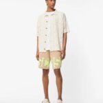 GCDS LIGHT BROWN LOW BAND BERMUDA