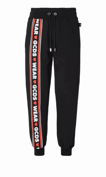 GCDS CUTE TAPE LOGO SWEATPANTS