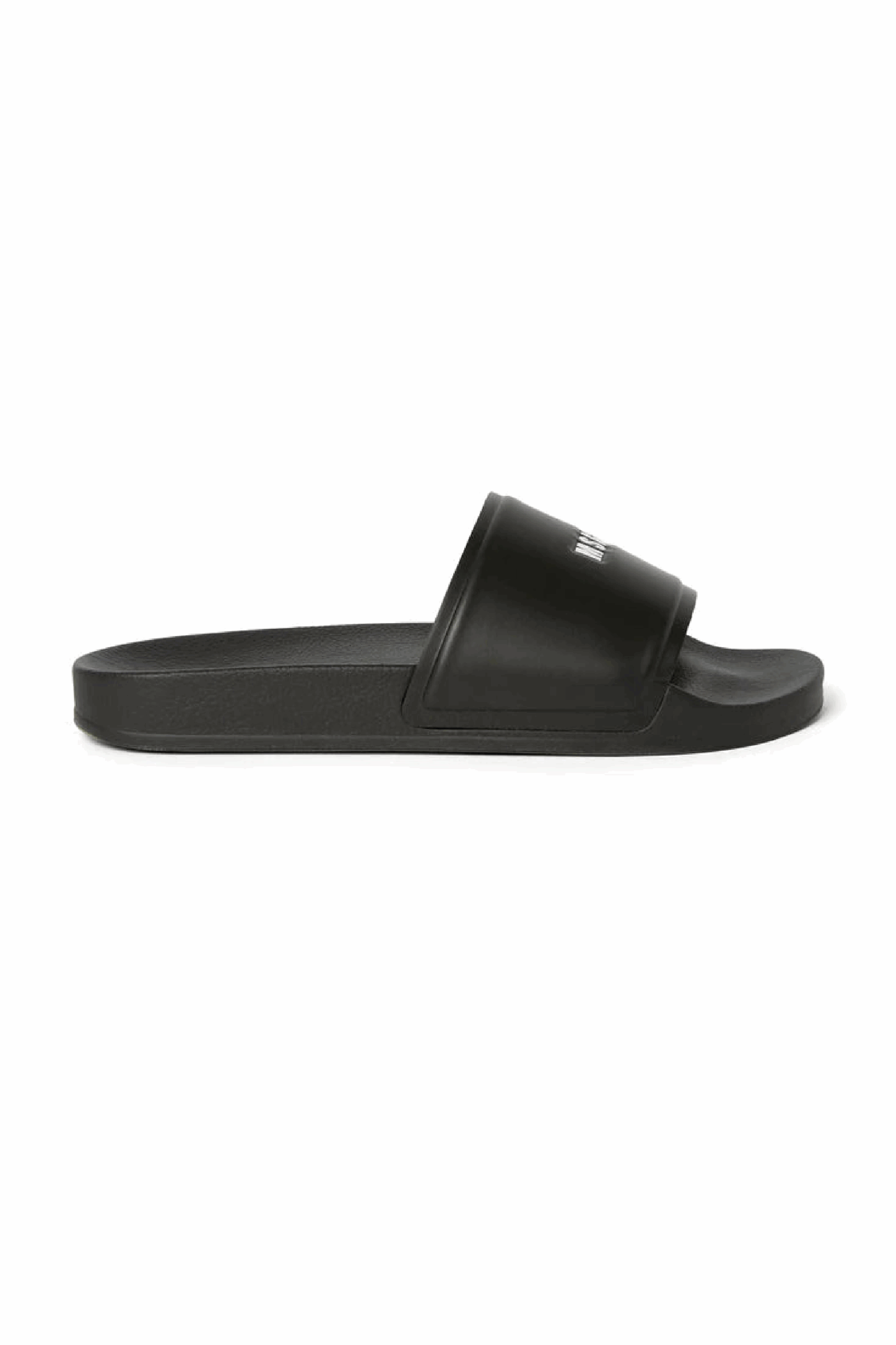 WOMEN MSGM BLACK SLIDE WOMEN MSGM BLACK SLIDE