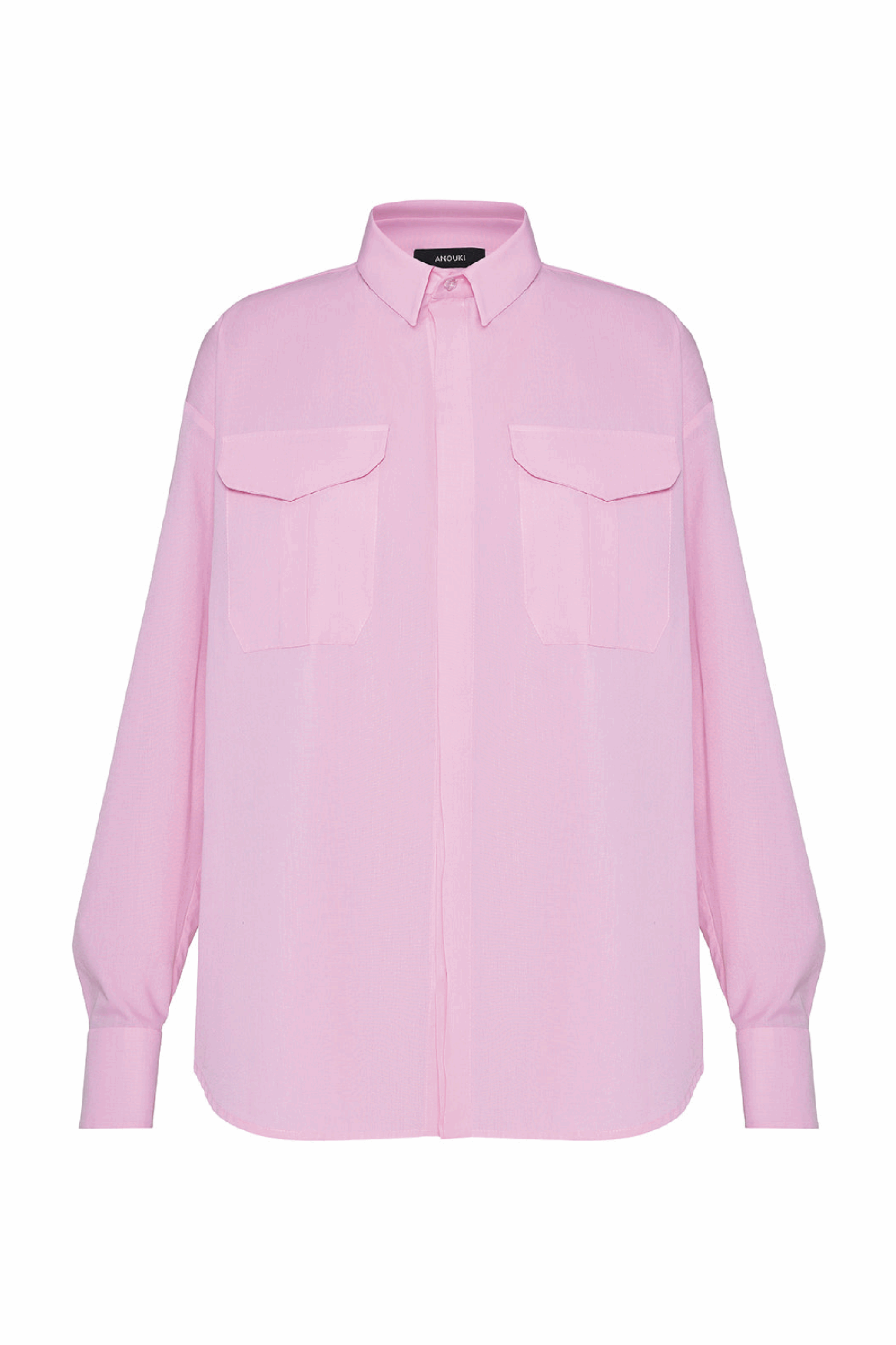 ANOUKI PINK COTTON SHIRT ANOUKI PINK COTTON SHIRT