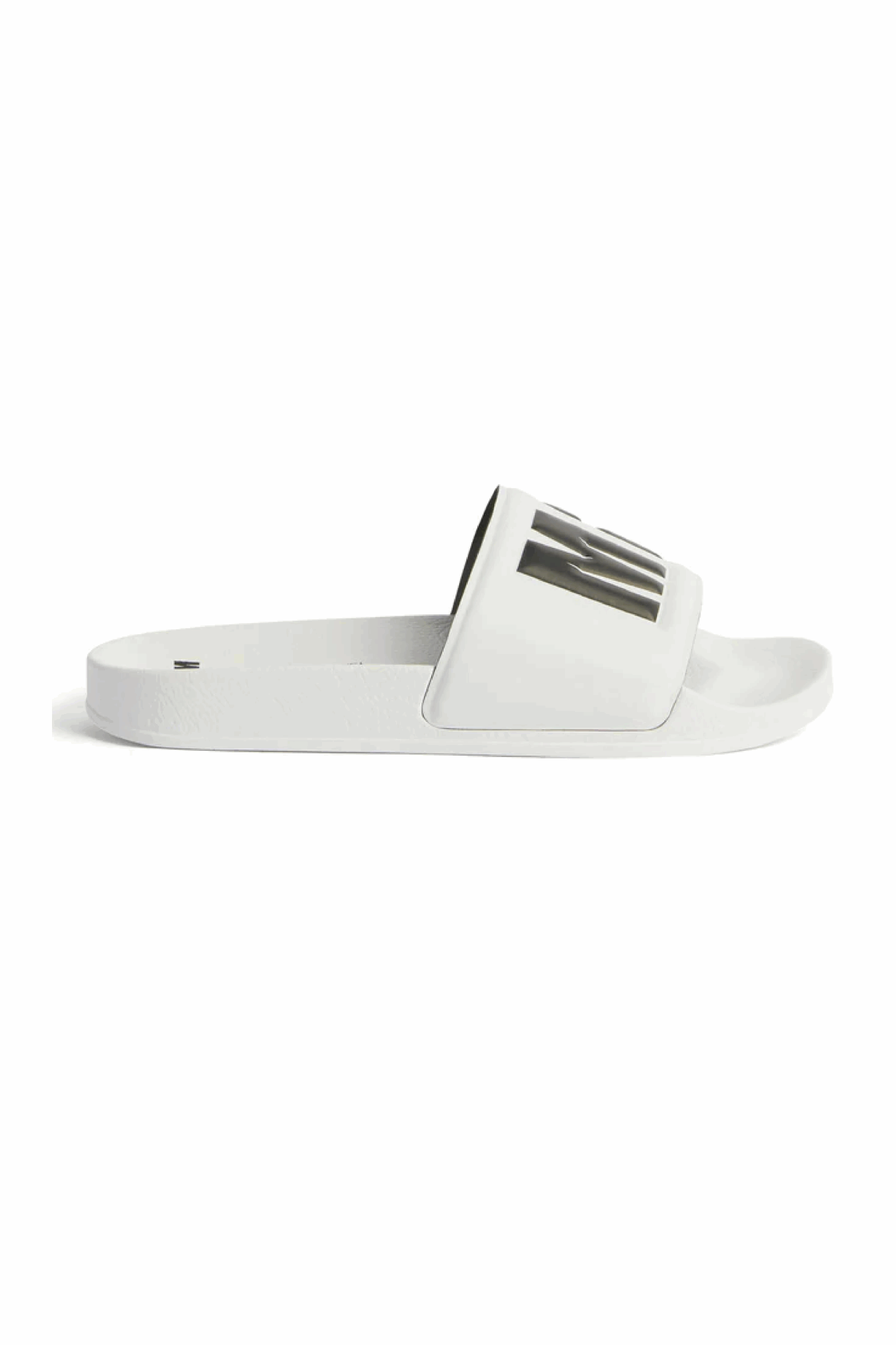 white flip_site MSGM MEN'S WHITE SLIDE