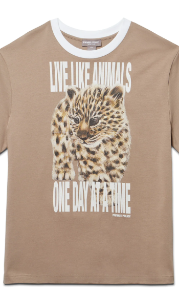 PRIVATE POLICY LIVE LIKE ANIMALS SHORT SLEEVES T-SHIRT
