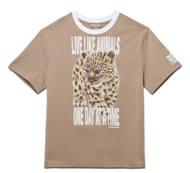 PRIVATE POLICY LIVE LIKE ANIMALS SHORT SLEEVES T-SHIRT PRIVATE POLICY LIVE LIKE ANIMALS SHORT SLEEVES T-SHIRT