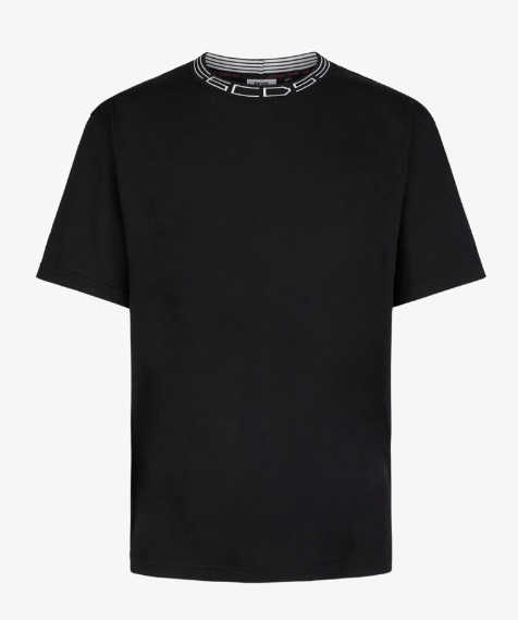GCDS LOGO RIB LOOSE T-SHIRT GCDS LOGO RIB LOOSE T-SHIRT