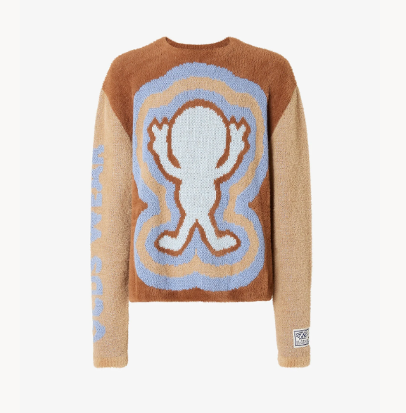 GCDS WIRDO FUZZY JACQUARD SWEATER GCDS WIRDO FUZZY JACQUARD SWEATER
