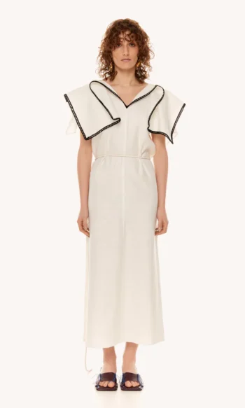 Litkovska JUJU DRESS WHITE
