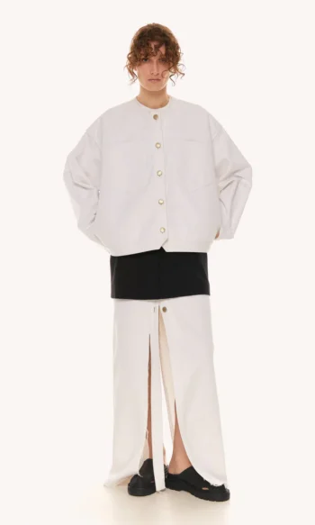 LITKOVSKA DENIM WHITE JACKET