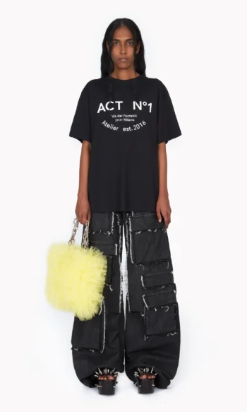 ACT NO1 ATELIER LOGO T-SHIRT Black
