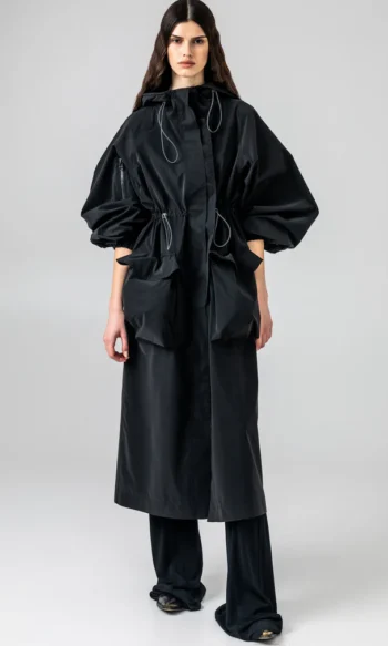 GUDO OVERSIZE RAINCOAT DRESS