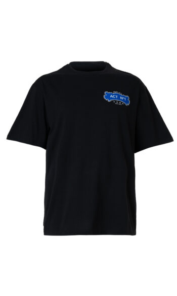 MINI LOGO PRINT TSHIRT Black