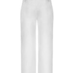 [S- WT N005] HIGH WAIST PANTS (S, White)