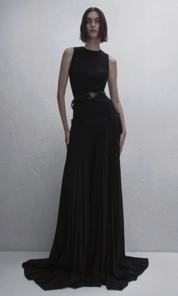 GUDU PLEATED MAXI SKIRT