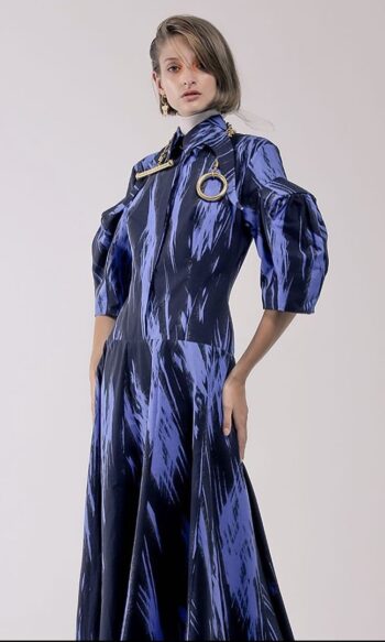 Janashia Midi Flared Dress
