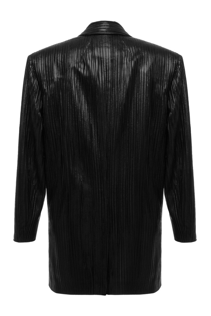 OVERSIZED DOUBLE BREASTED PLEATED BLAZER