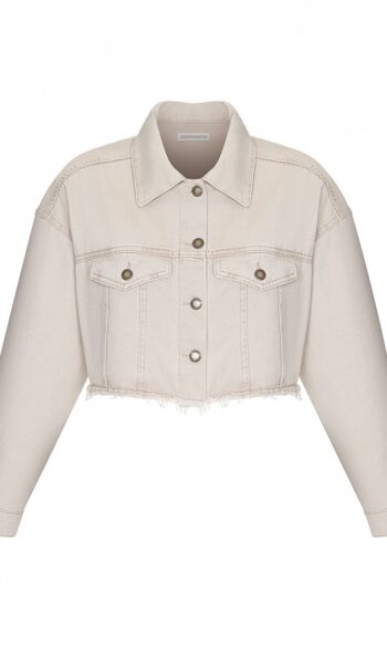 Arapkhanovi Cropped denim overshirt