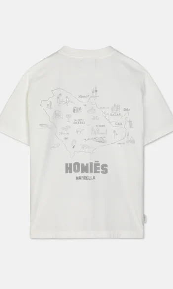 MAPA T-SHIRT MIDDLE EAST VINTAGE WHITE