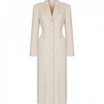 Arapkhanova Square shoulder fitted coat beige 1 qm664wxmdhhhfjseusffautlltnn6jsn