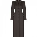 Arapkhanova Square shoulder fitted coat brown 1 vu1wj67xn38itnmchdt27cv9h7zwu0ny