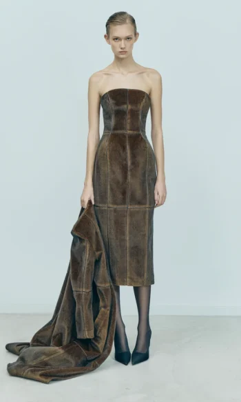 Gudu Bustier Maxi Dress #01 Black