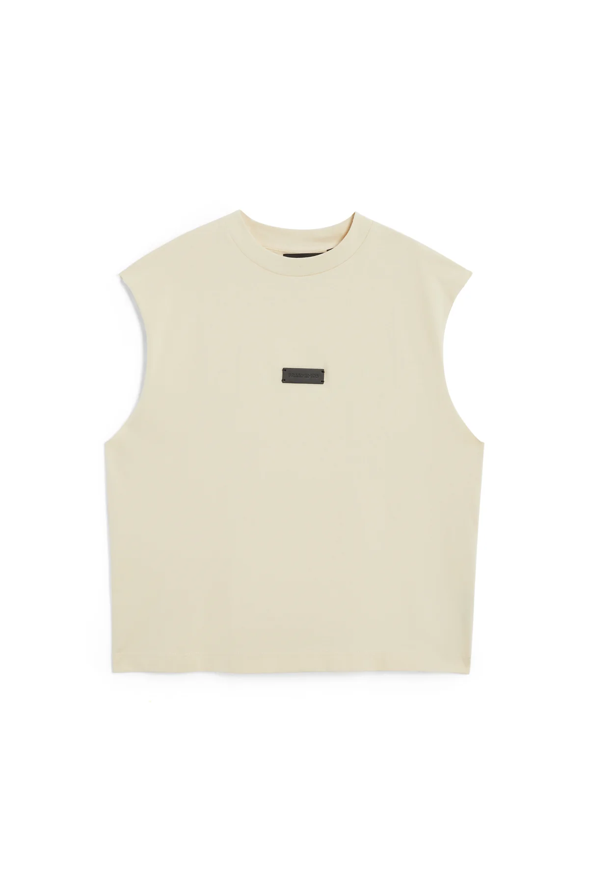 4F6D8815-778E-471B-8E3F-CE04EFBE7FF0 CREAMY SLEEVELESS T-SHIRT