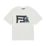 FREEMINDS SKATING OFF WHITE T-SHIRT