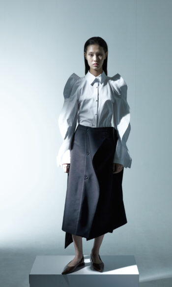 Decon Wrap Skirt Black
