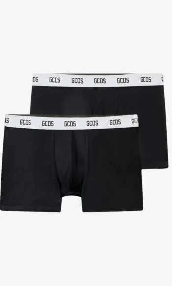 GCDS Essentials Boxer Briefs  2-Pack Black