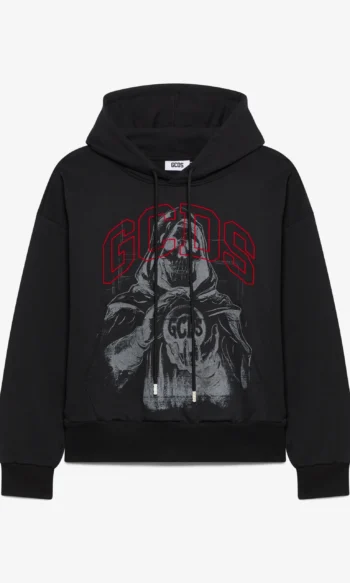 GCDS Gothic Printed Hoodie