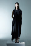 Decon Wavy Long Dress 1 DWLD-2500(NAVY)(1)
