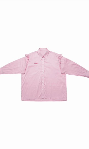 Torba baby pink ruffled shirt
