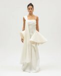 Off White Blanket Flower Dress